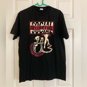 social distortion black tshirt